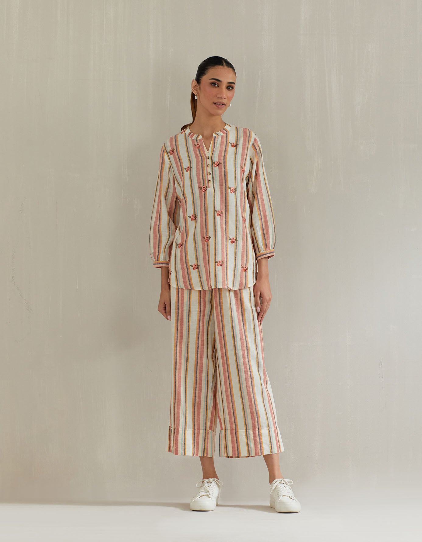 Multi Stripe Tunic with Pant