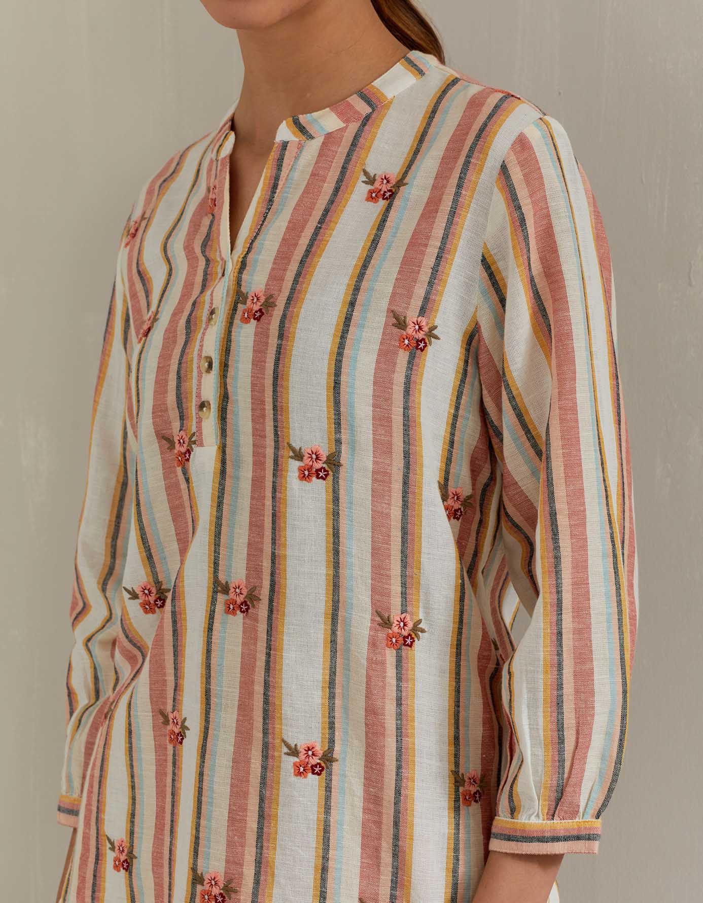 Multi Stripe Tunic with Pant