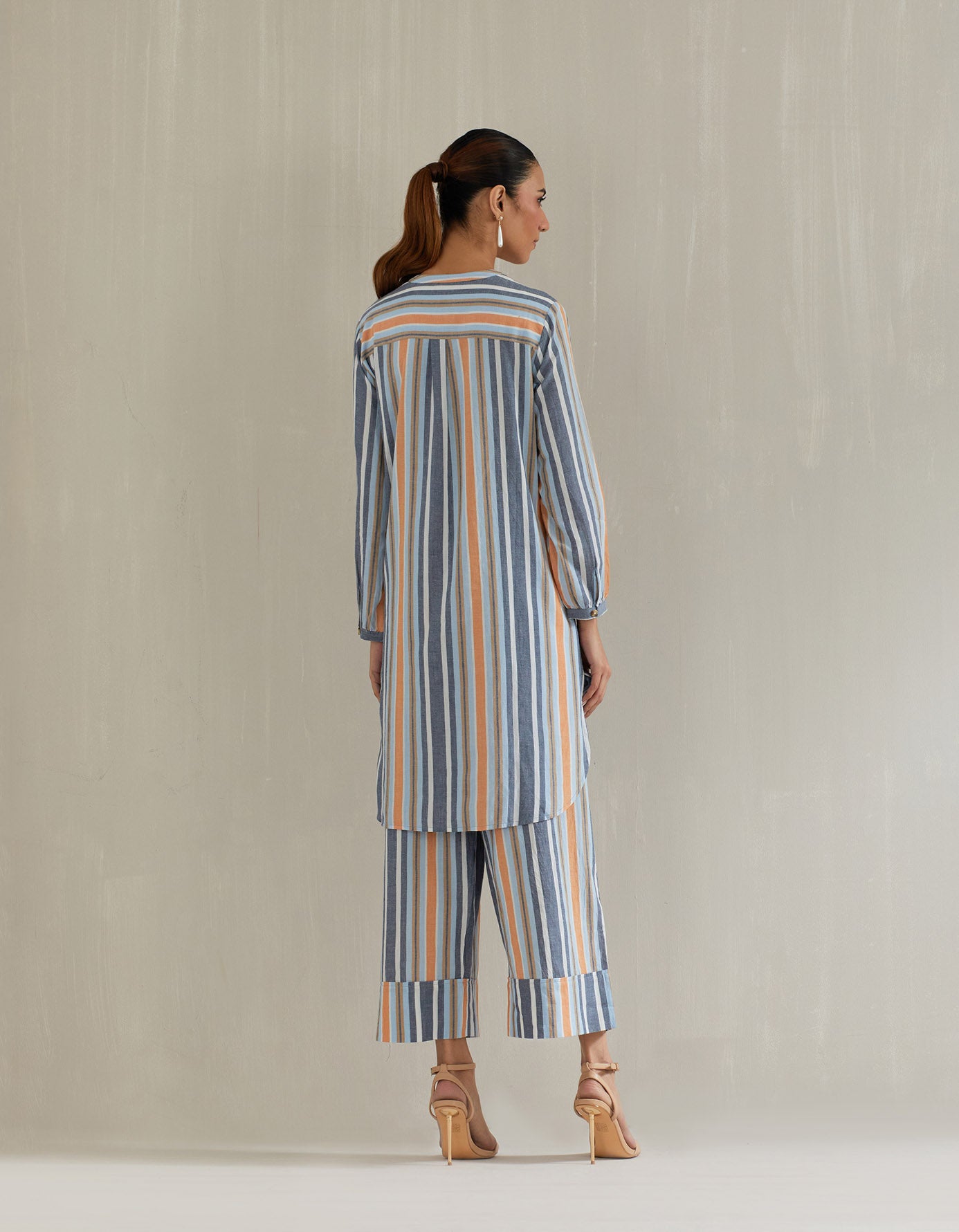 Multi Stripe Tunic with Pant