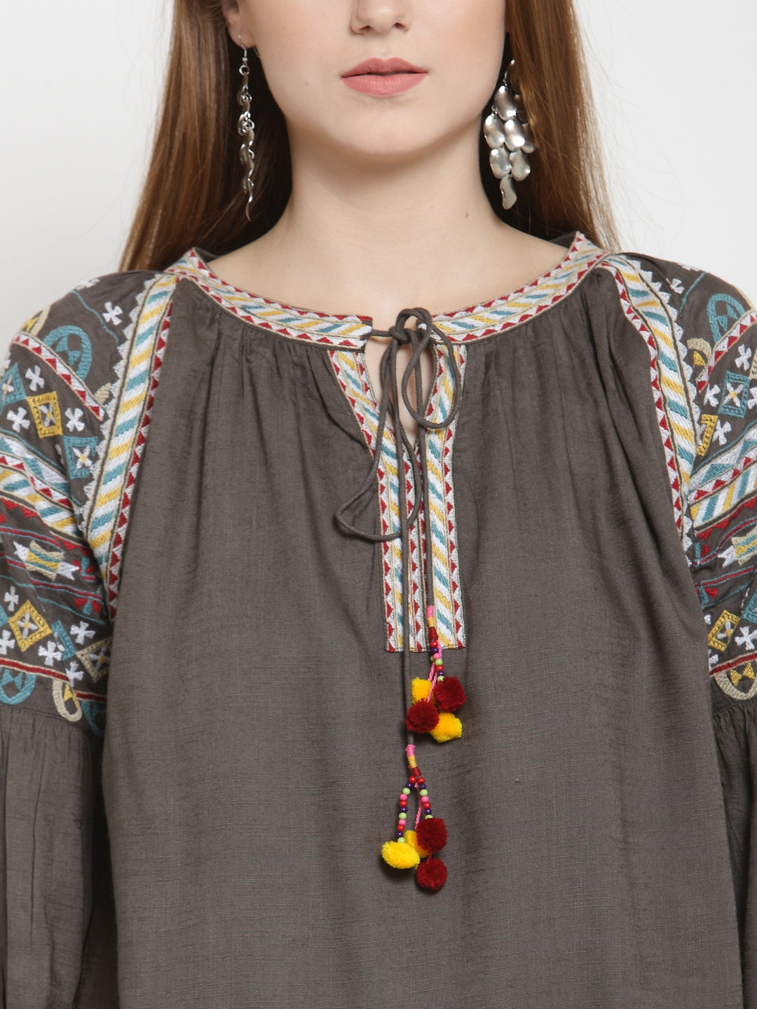 Embroidered top