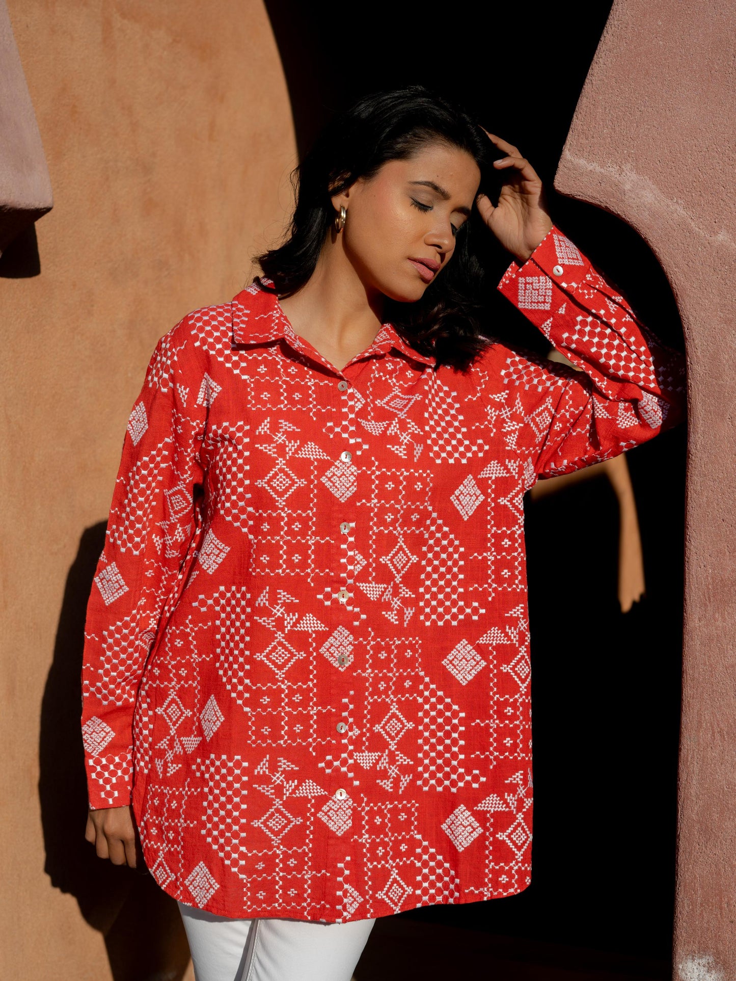 Nandini Embroidered shirt