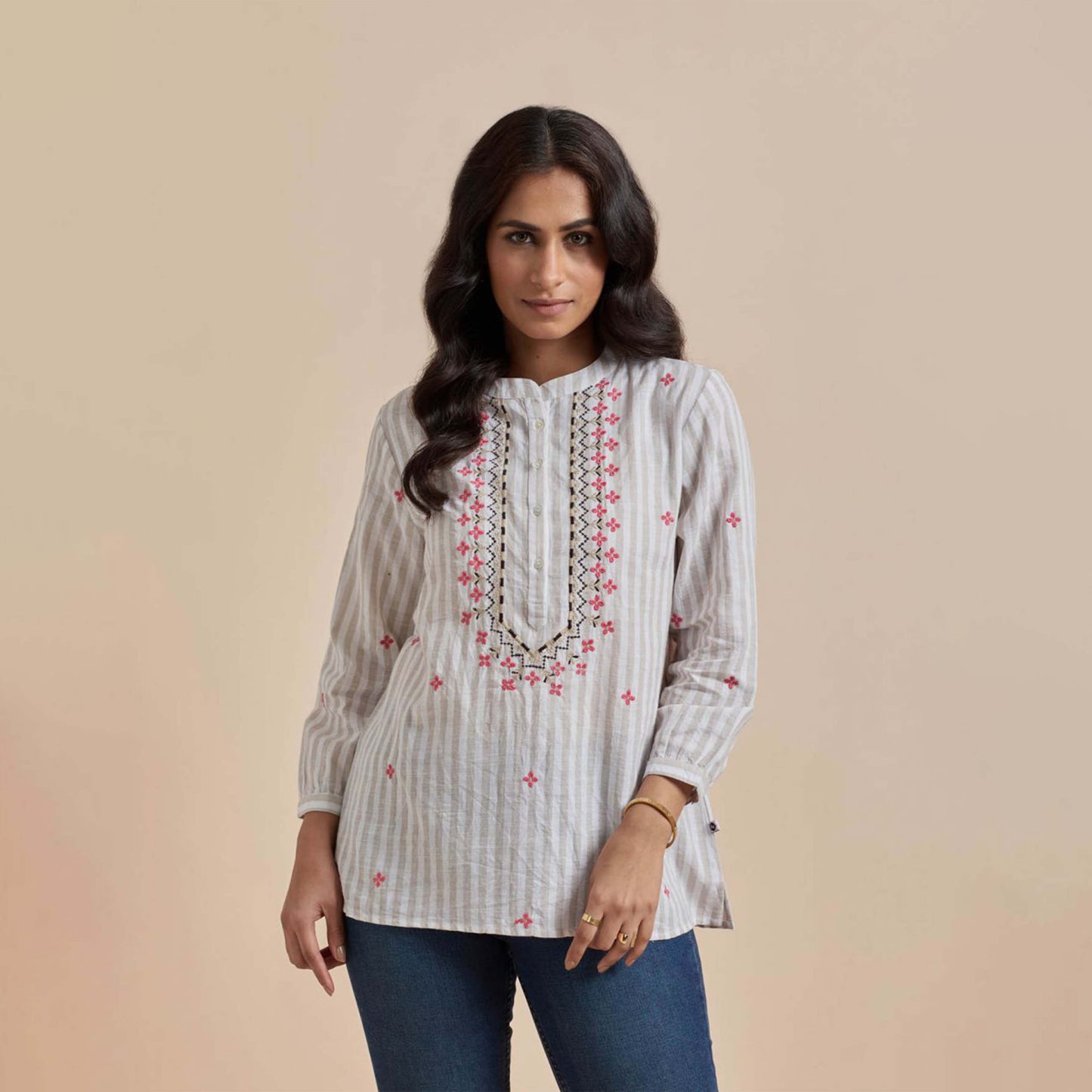 The Artisan Stripe Blouse
