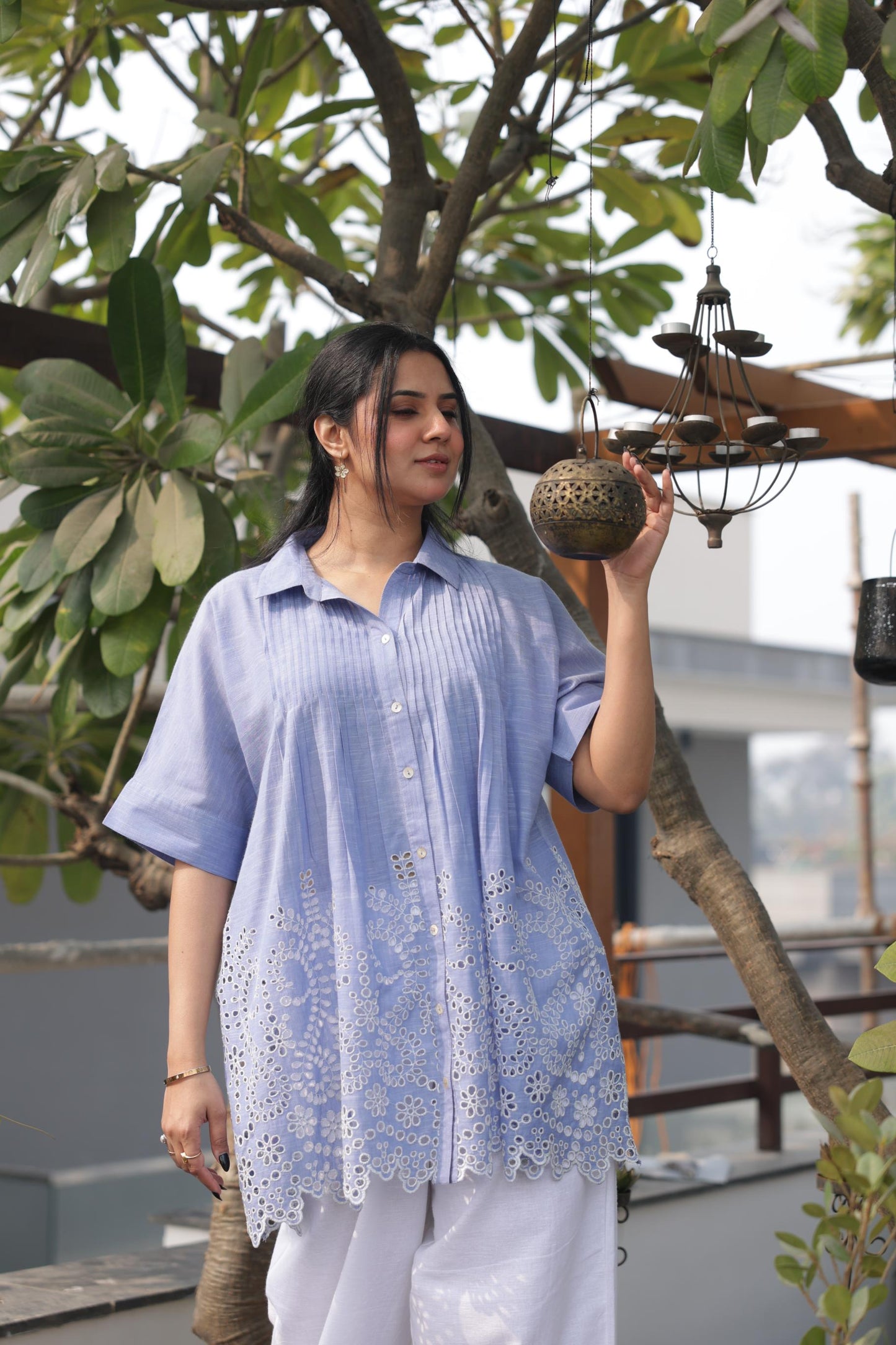 Matilda schiffli Tunic