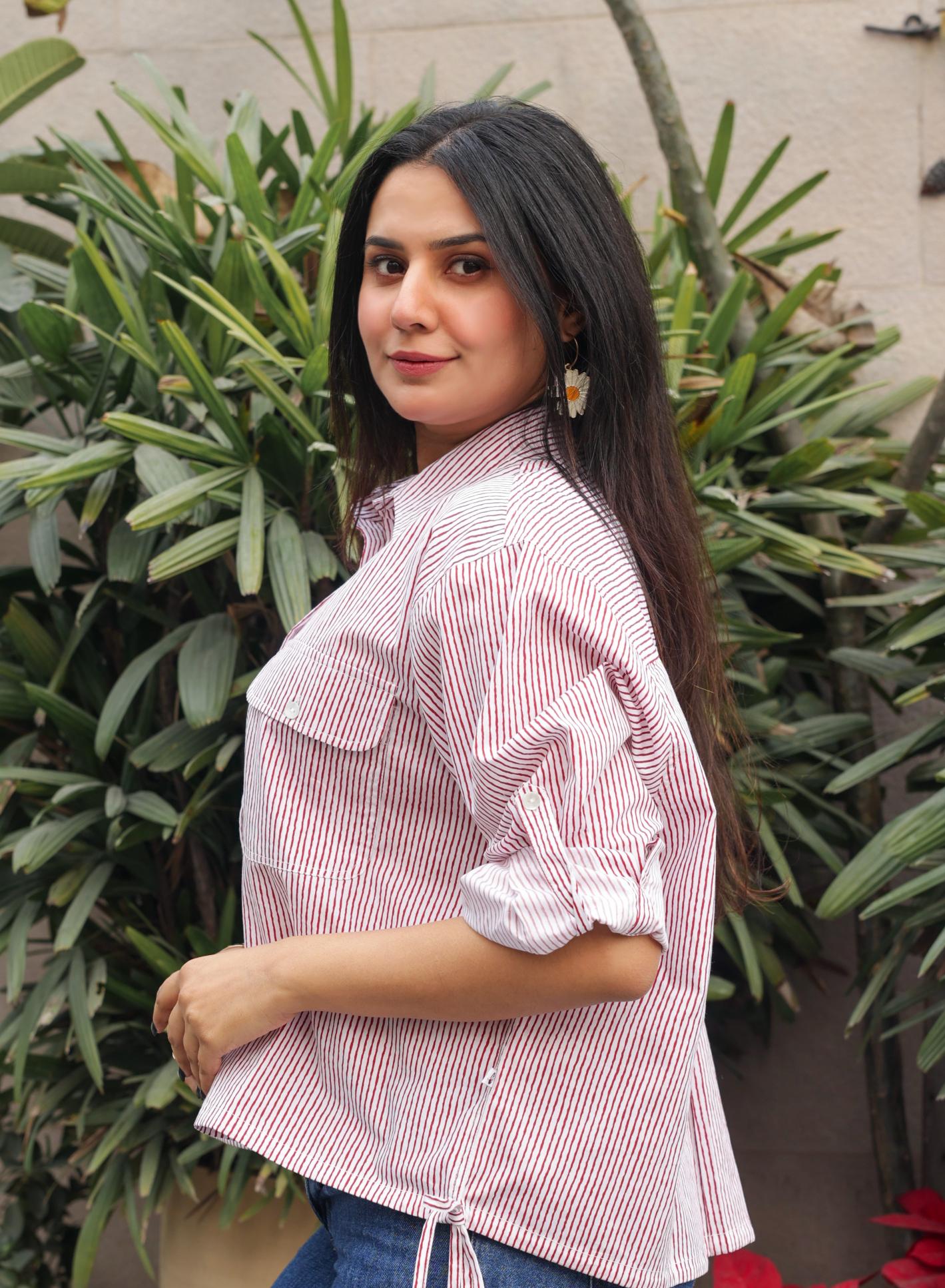 Elsie Striped Top