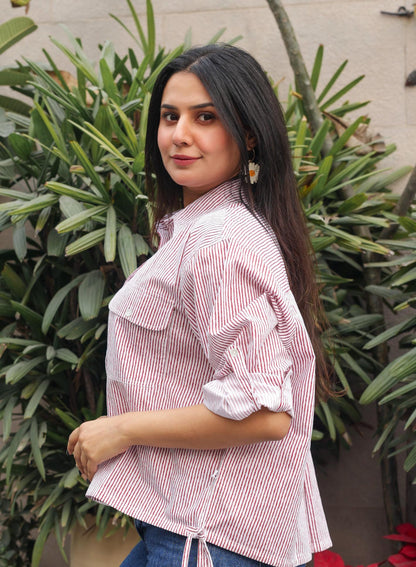 Elsie Striped Top