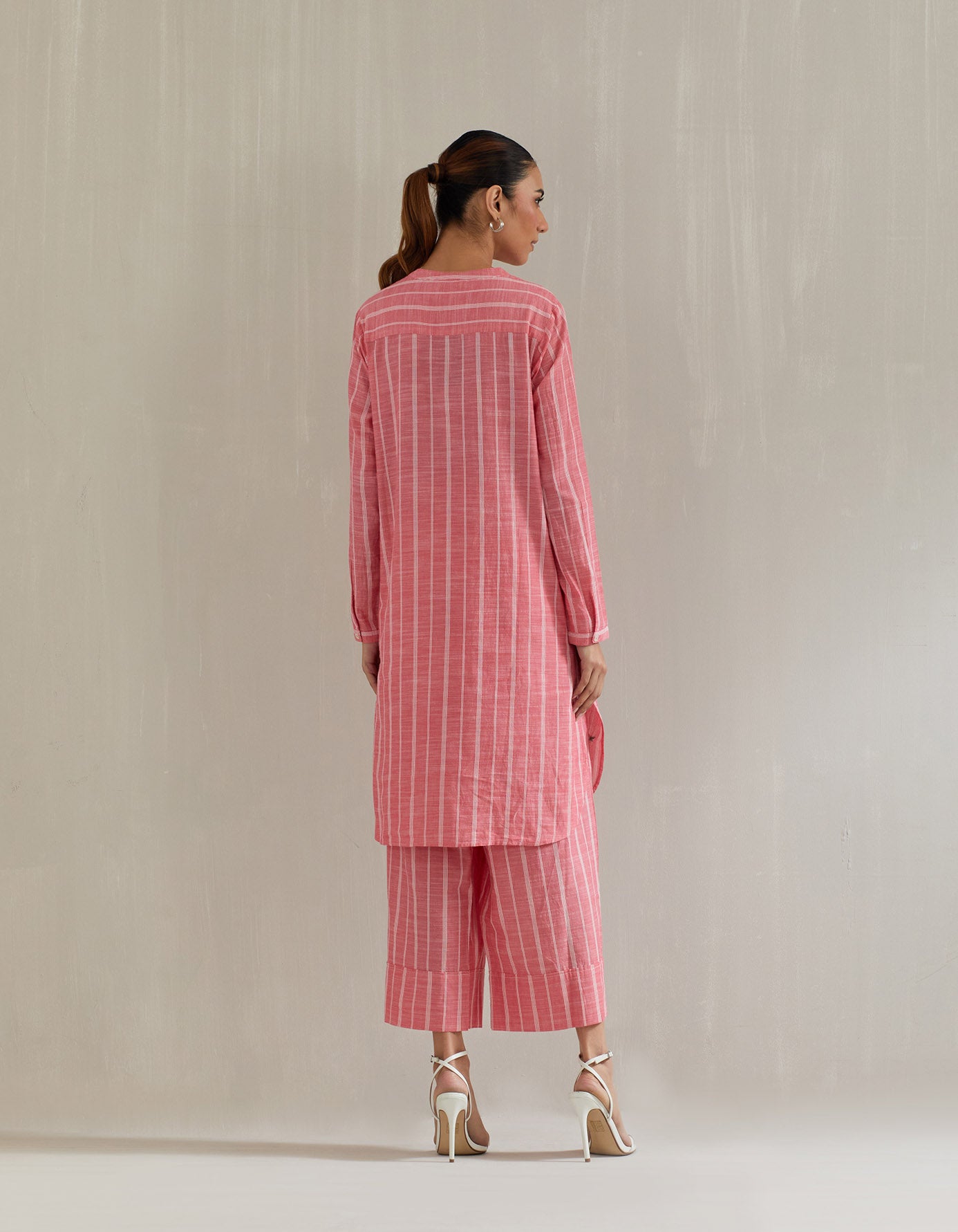 Blue and Pink Stripe Tunic with Pant