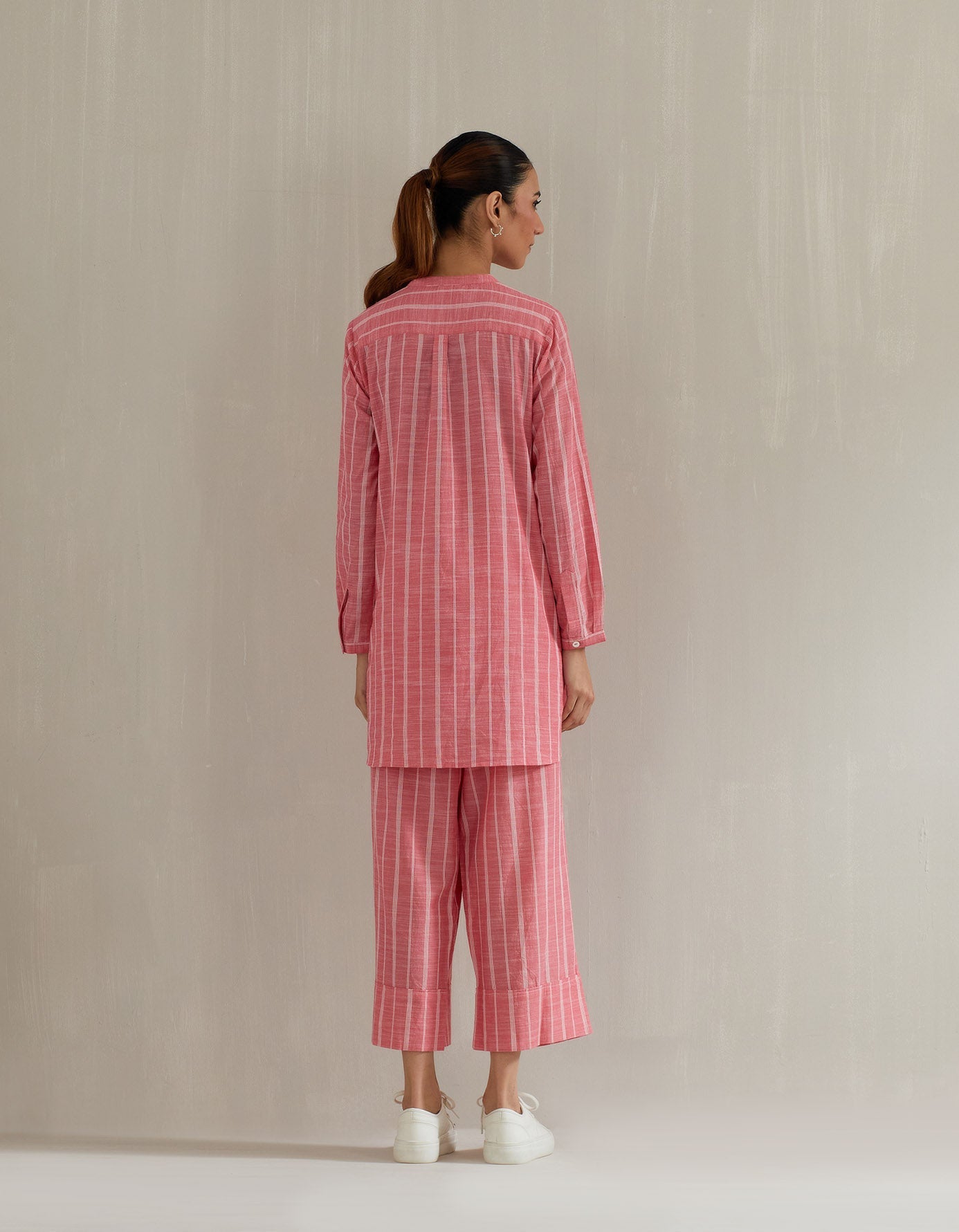 Pink Stripe Tunic with Pant