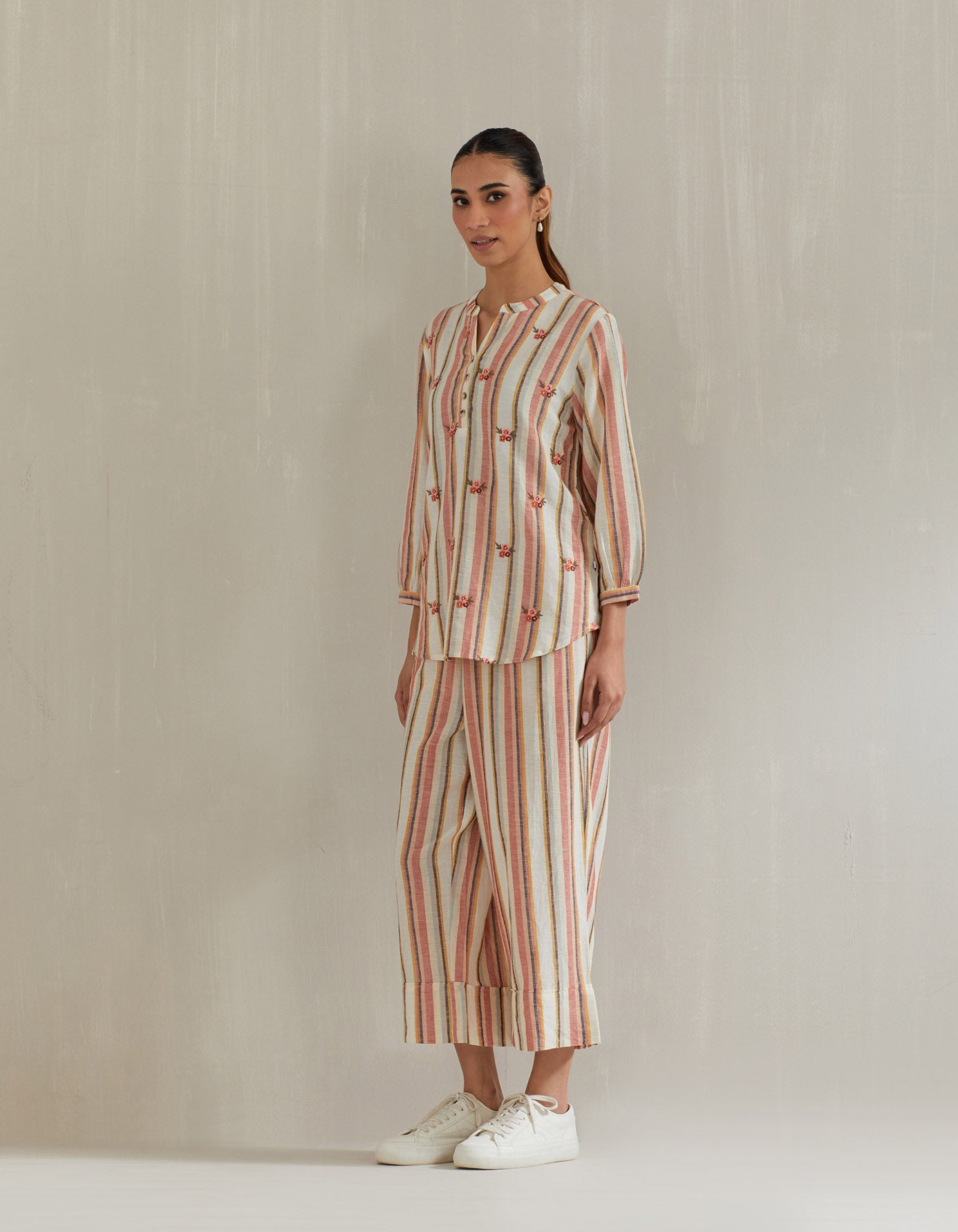 Multi Stripe Tunic with Pant