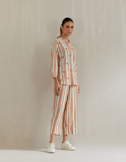 Multi Stripe Tunic with Pant