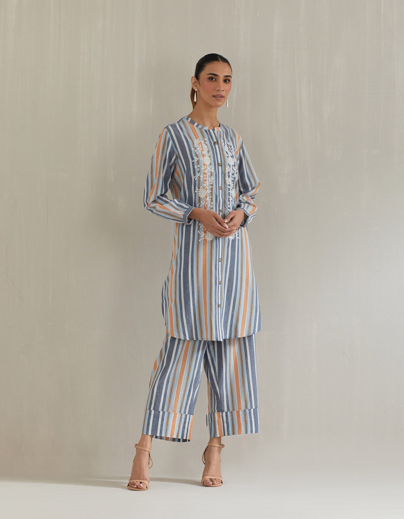 Multi Stripe Tunic with Pant