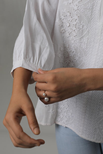 Olivia Embroidered Top