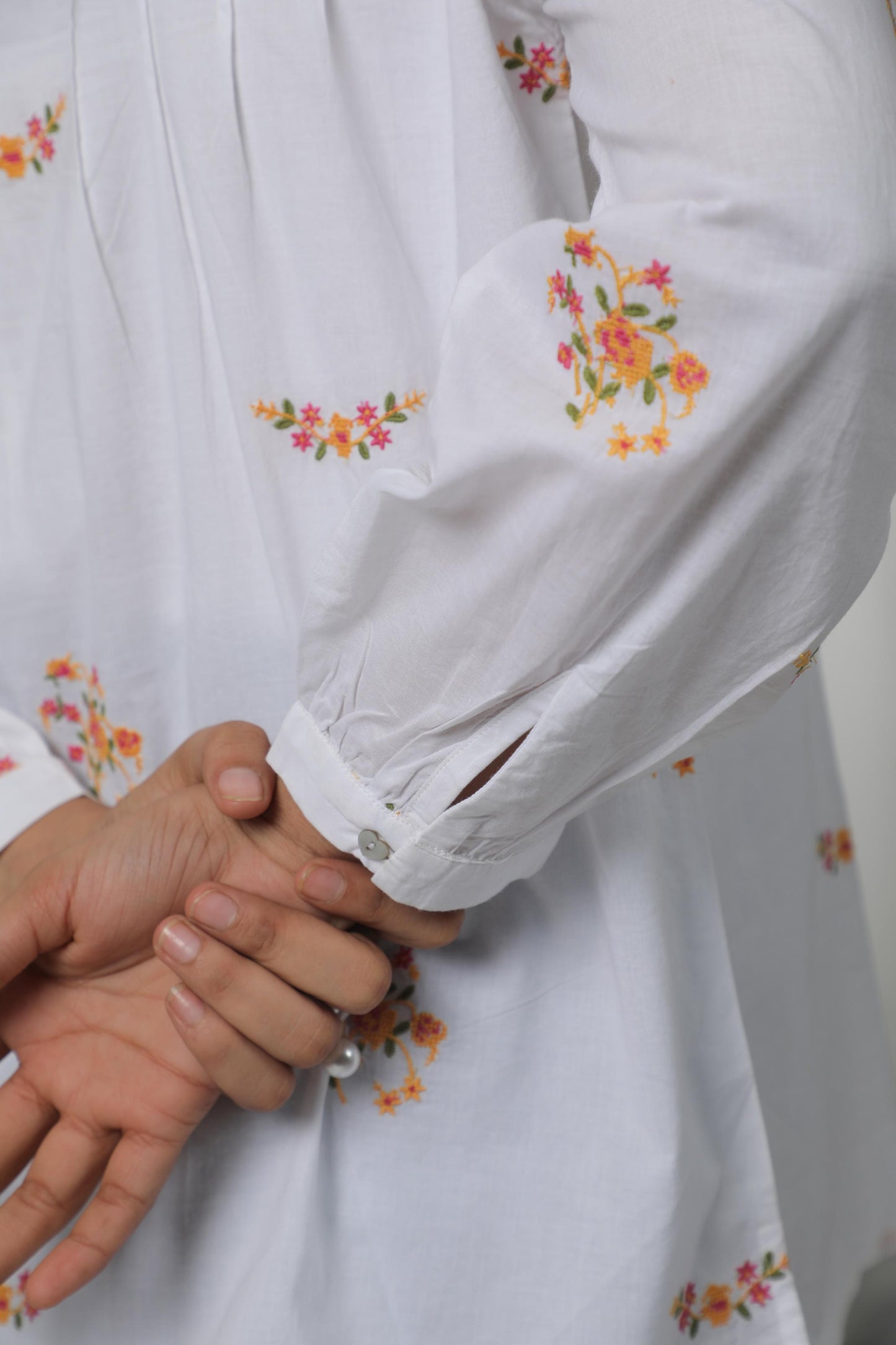 Embroidered Flora shirt