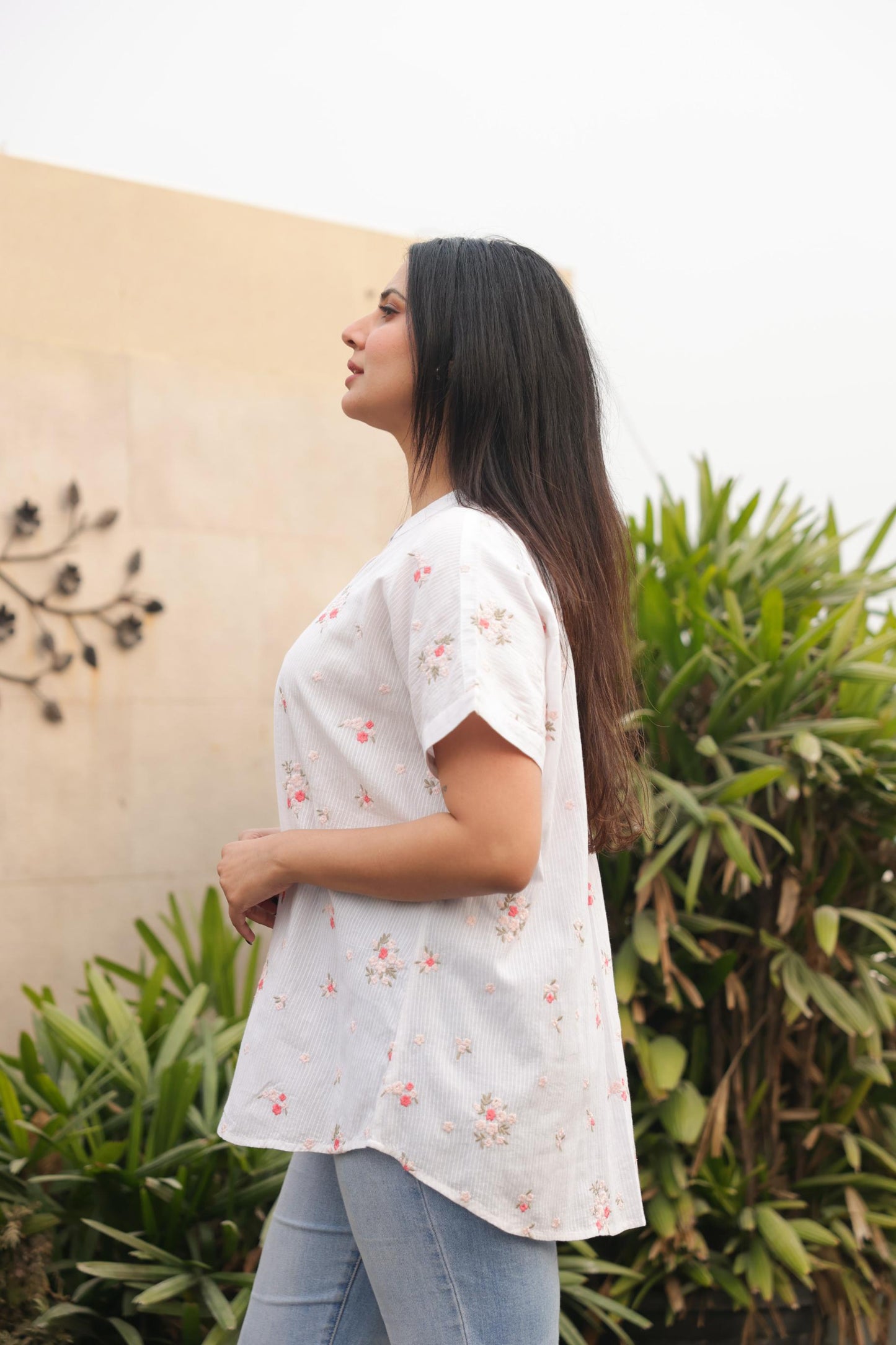 Hallie Embroidered Top