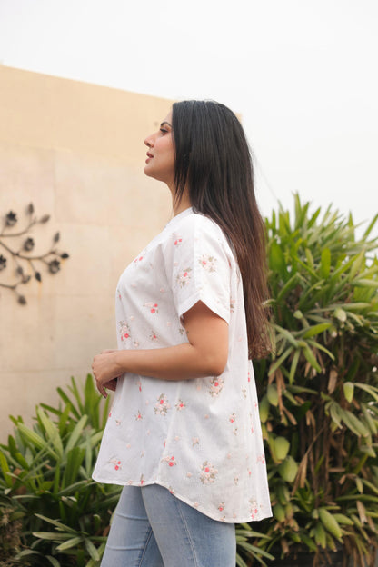 Hallie Embroidered Top