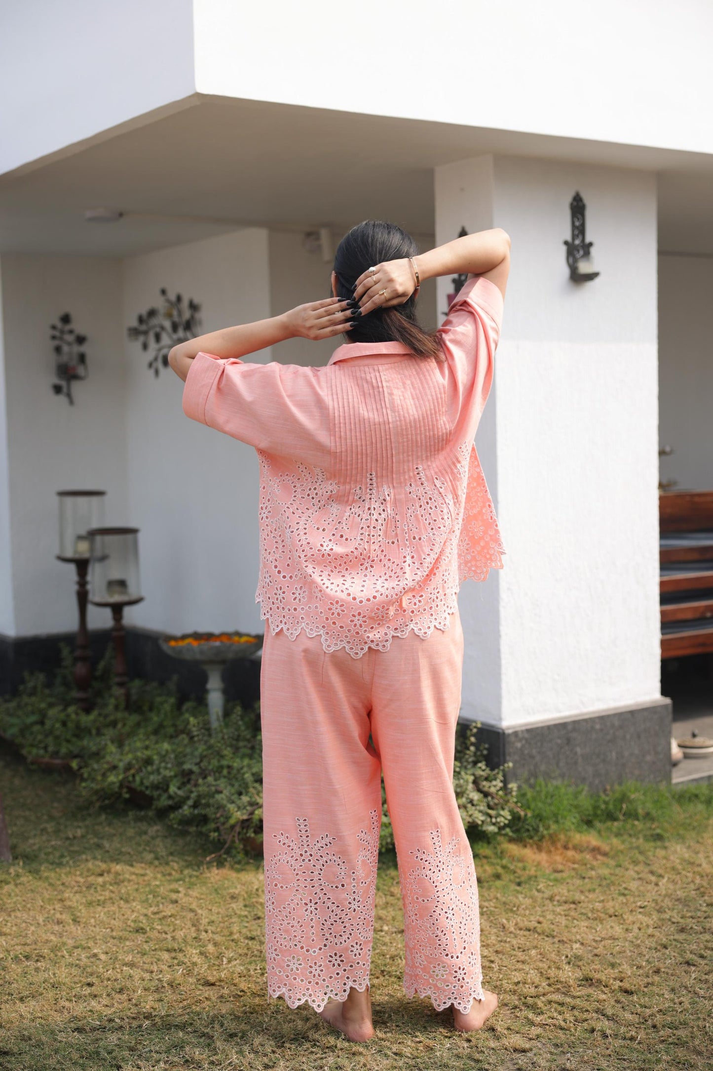 Arabella  schiffli Coord Set