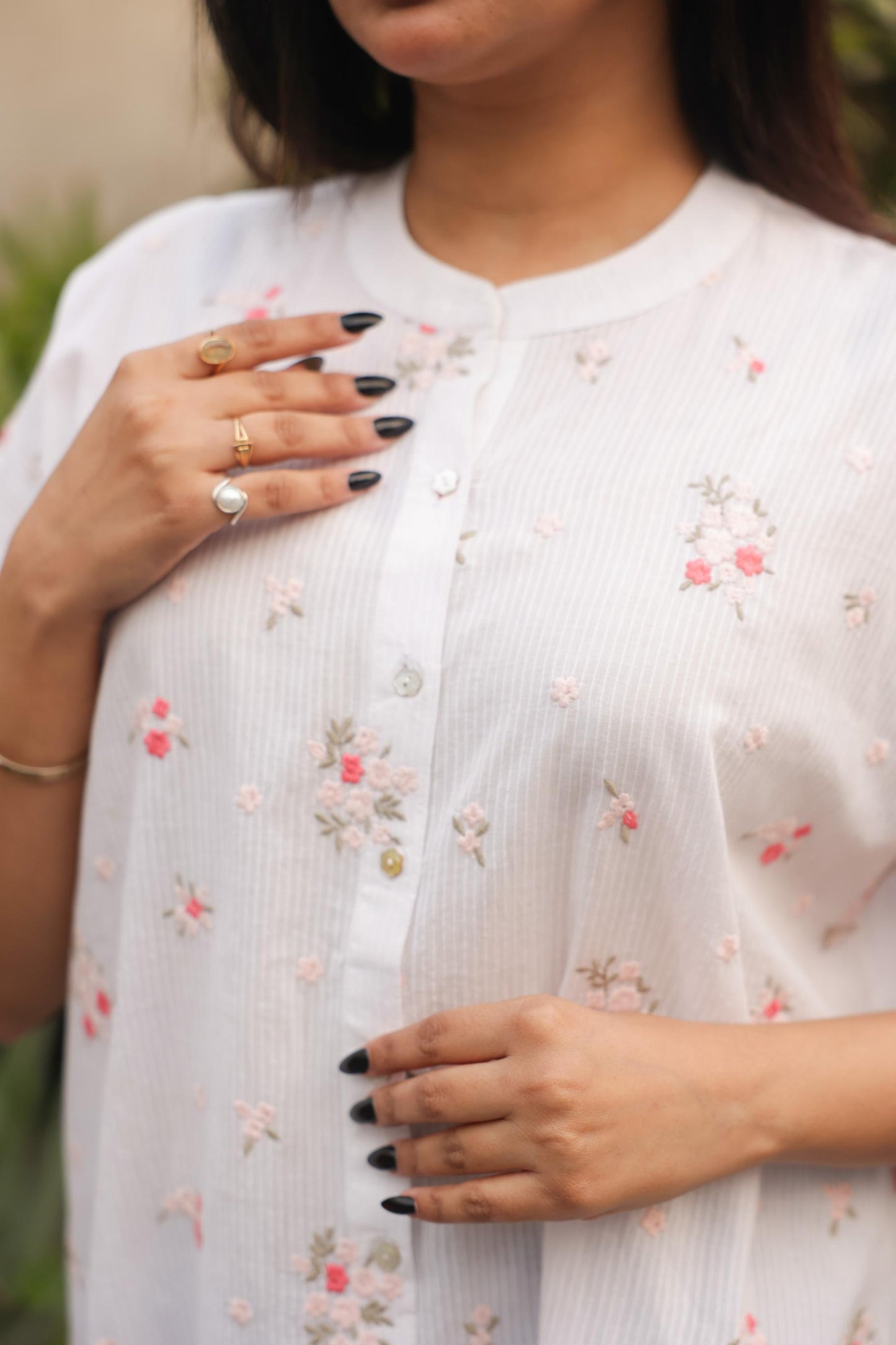 Hallie Embroidered Top