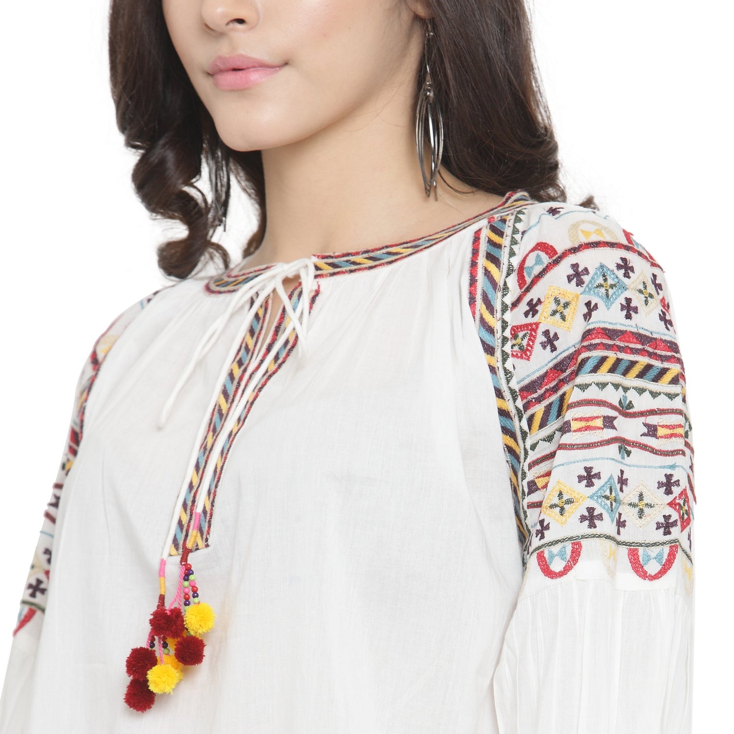 Embroidered top