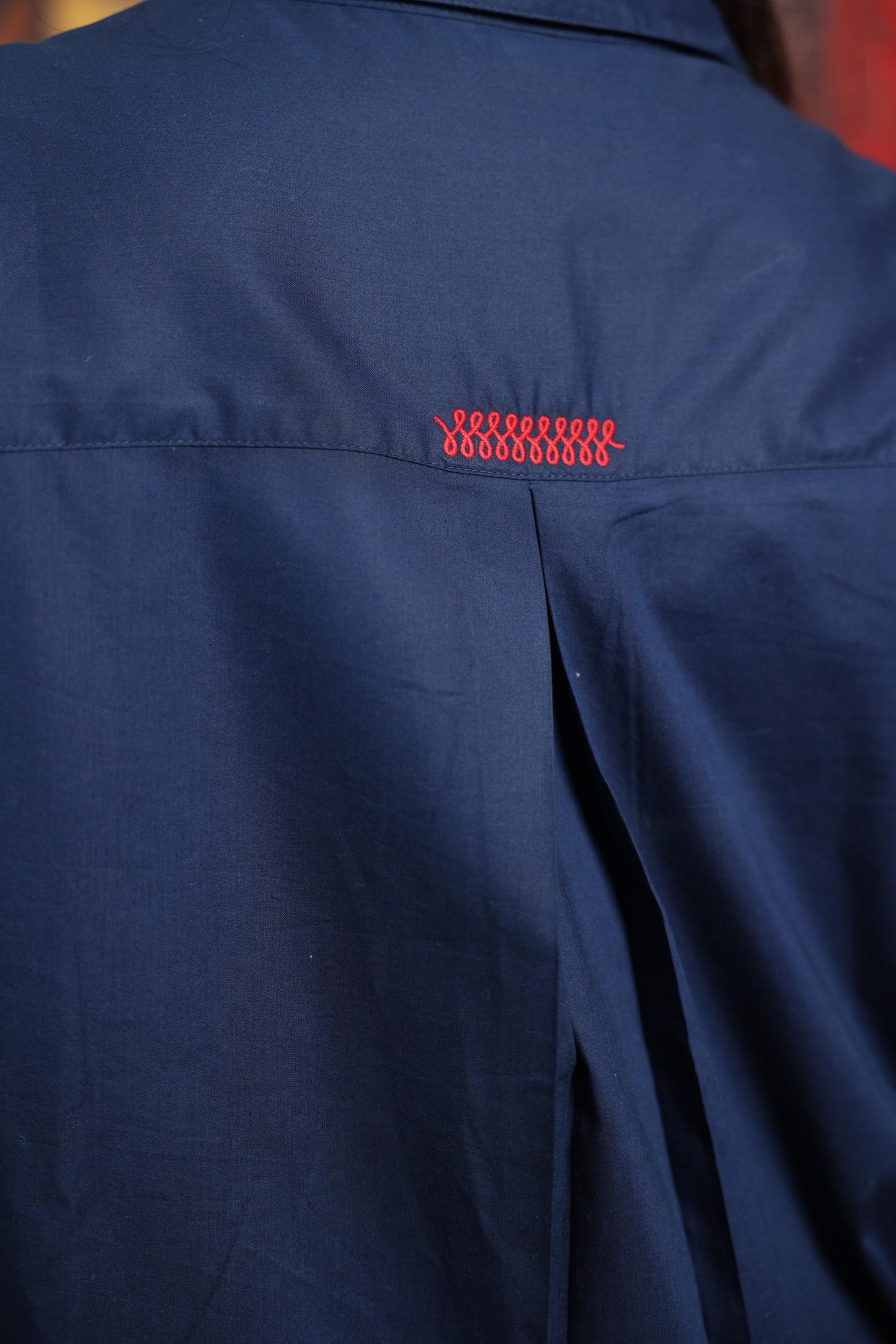 Navy Blue Shirt Dress – Effortless Everyday Elegance