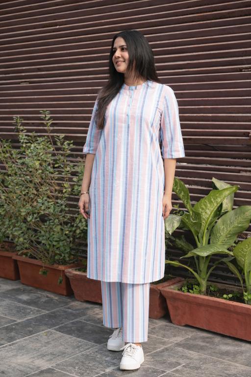 Multistripe Coord Set