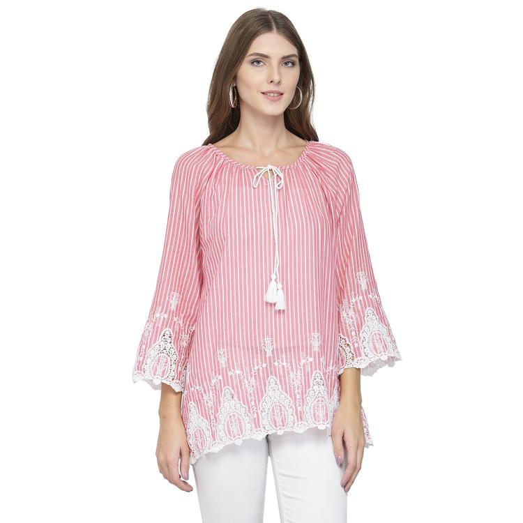 Embroidered top