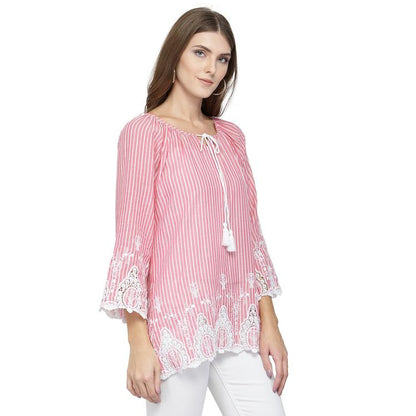 Embroidered top