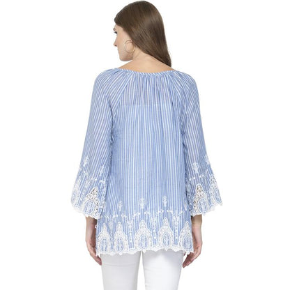 Embroidered top
