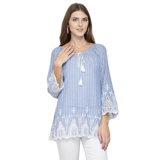 Embroidered top