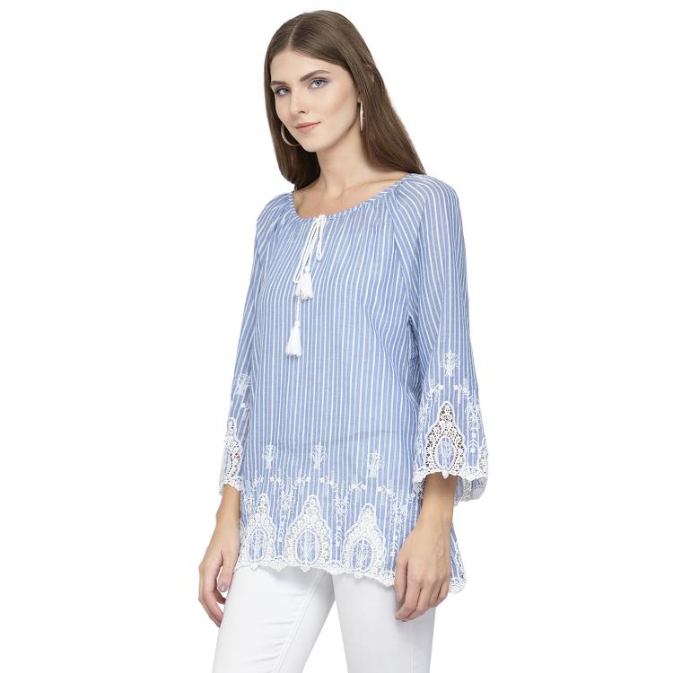 Embroidered top