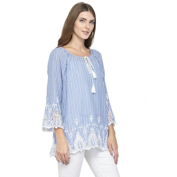 Embroidered top
