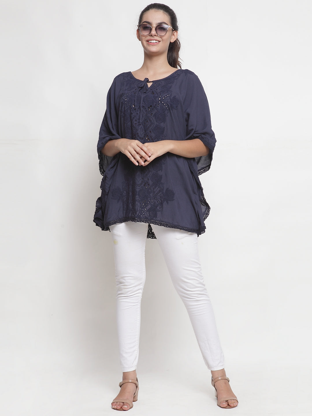 Embroidered kaftan