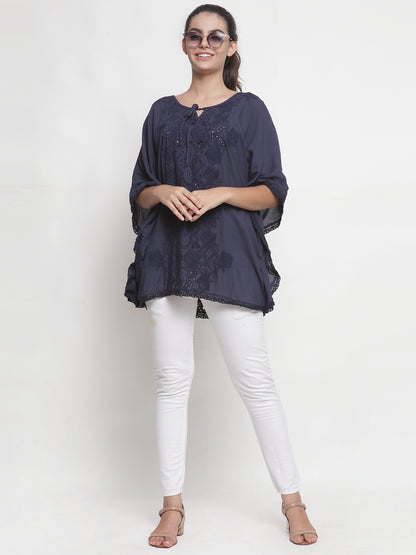 Embroidered kaftan