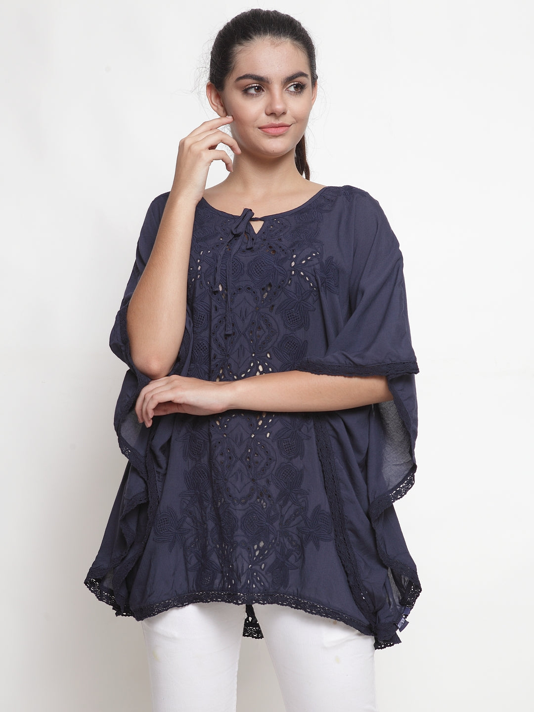Embroidered kaftan