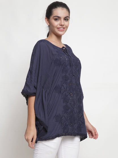 Embroidered kaftan