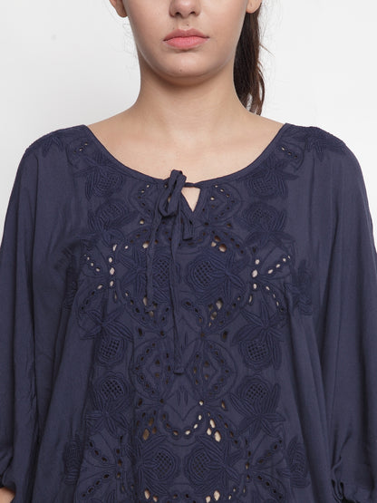 Embroidered kaftan