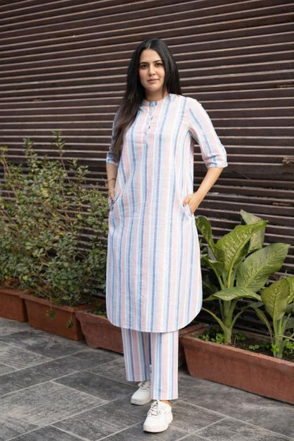 Multistripe Coord Set