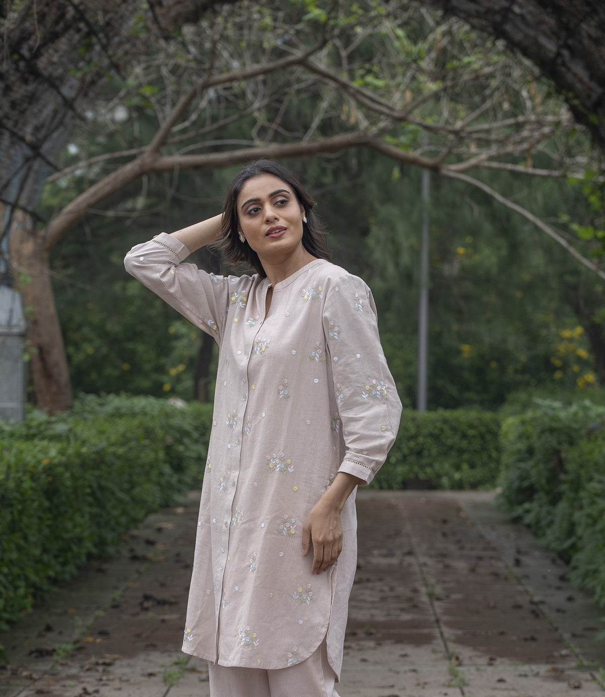 Lily embroidered Tunic