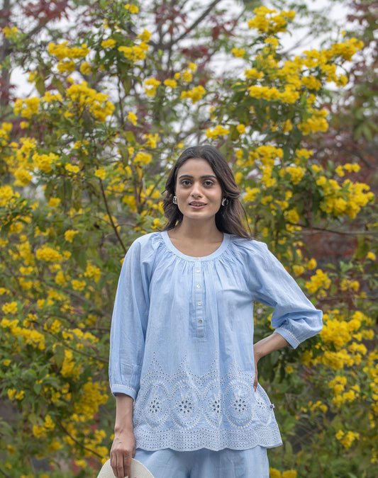 Ayla embroidered top