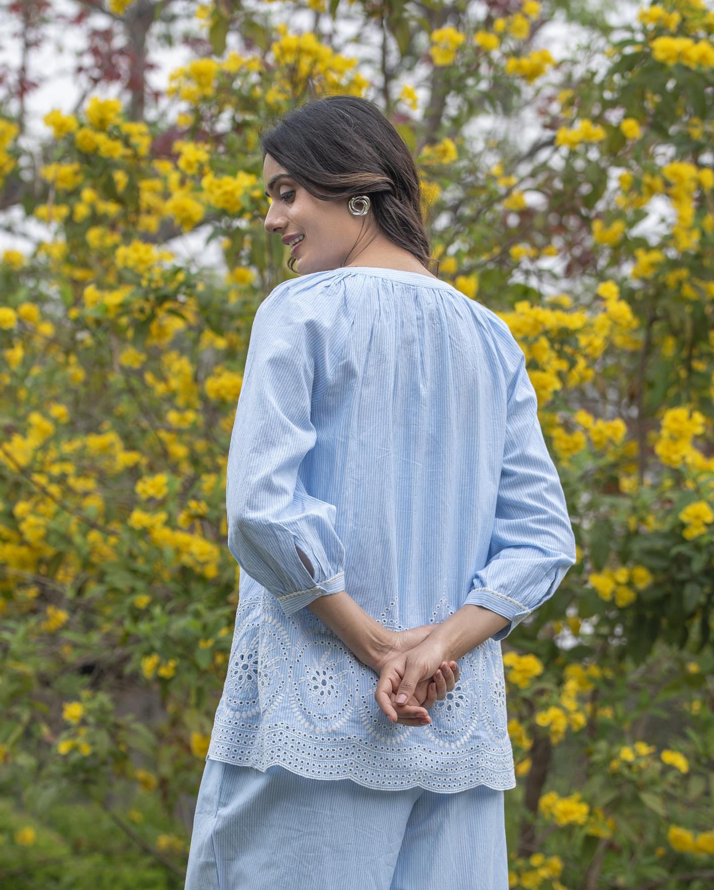 Ayla embroidered top