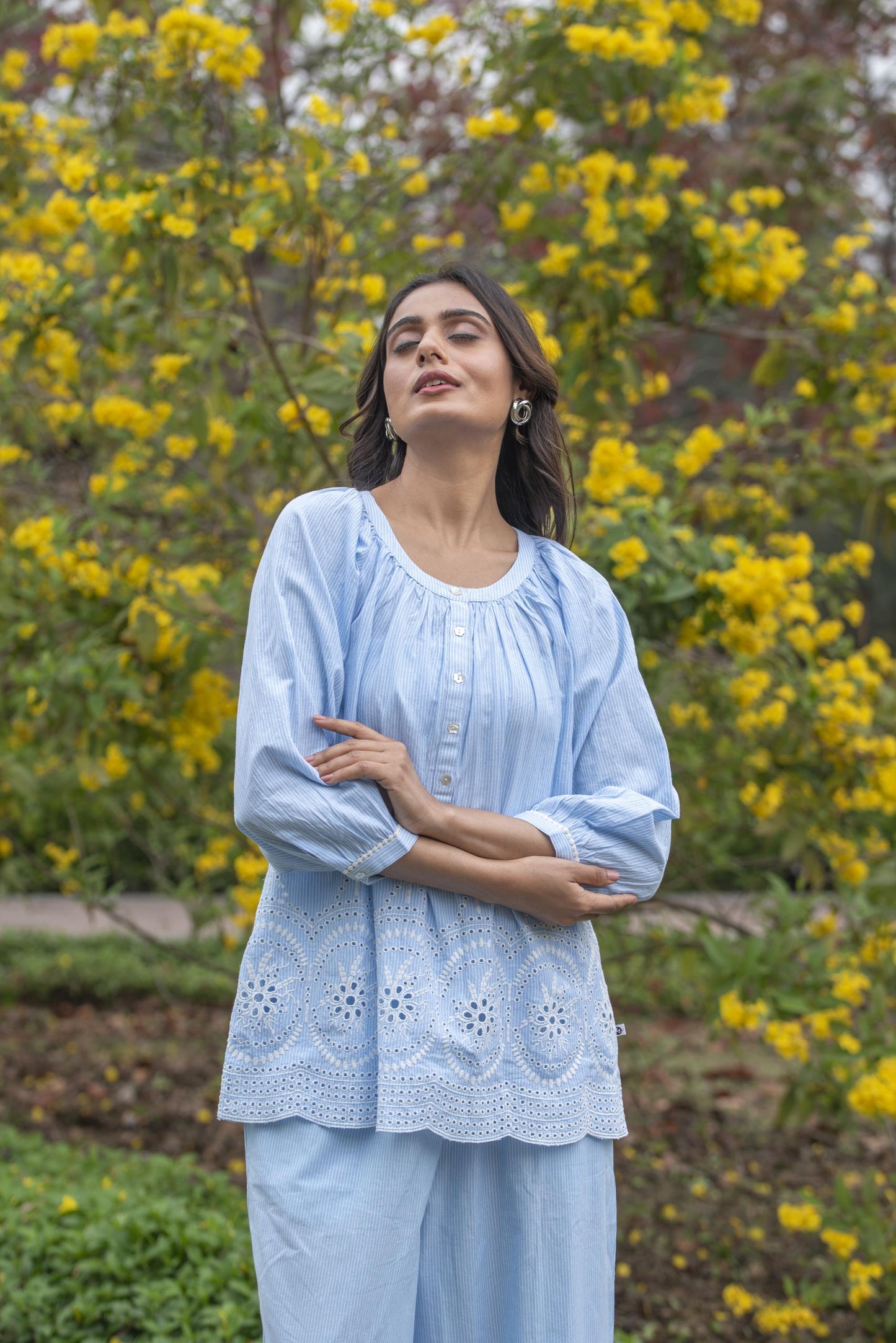 Ayla embroidered top