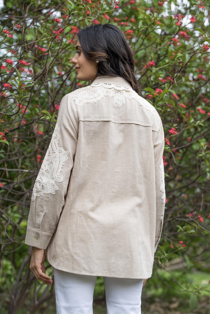 Mila embroidered top