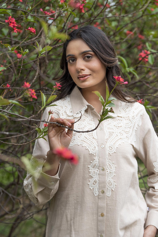 Mila embroidered top