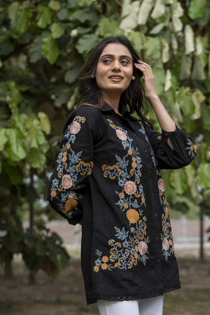 Harriet embroidered top