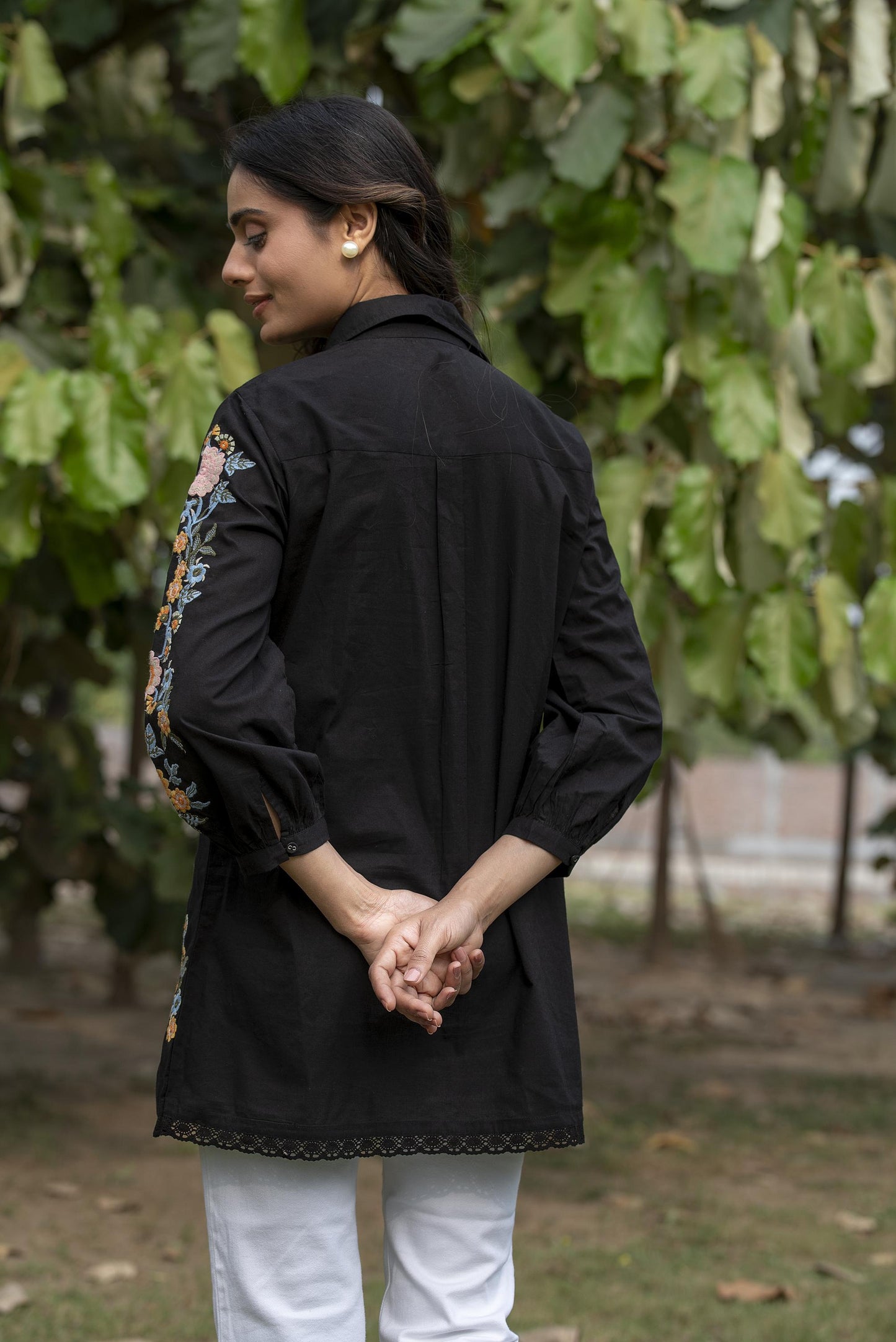 Harriet embroidered top