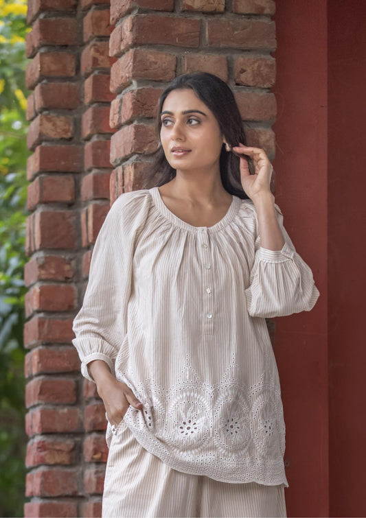 Ayla embroidered top