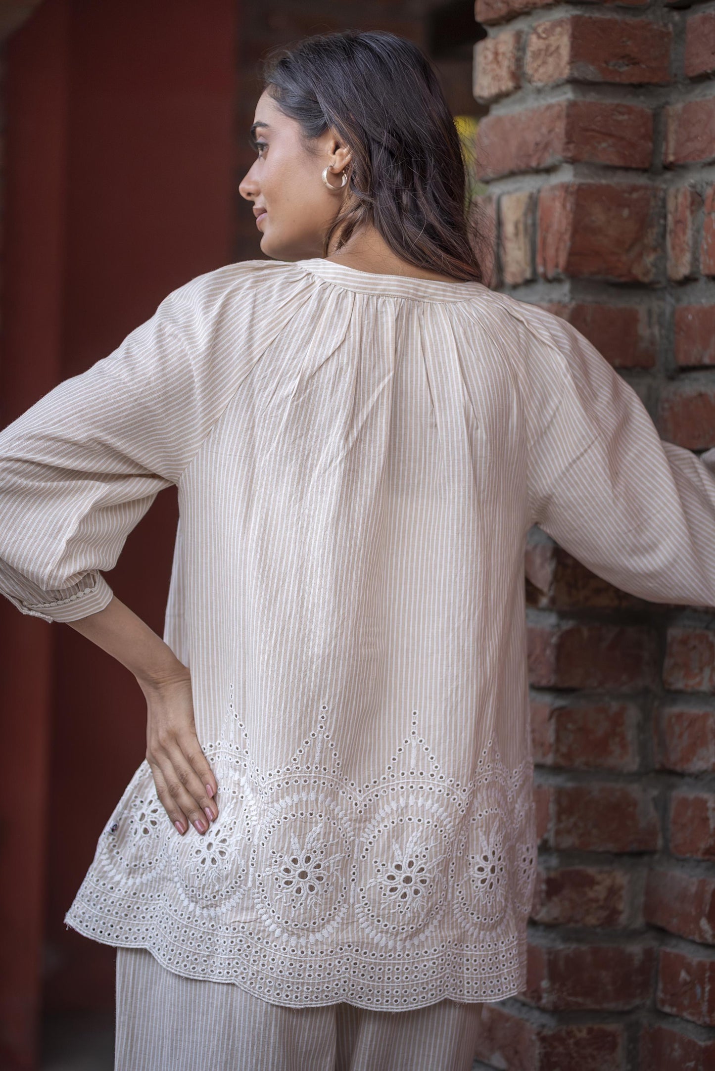 Ayla embroidered top