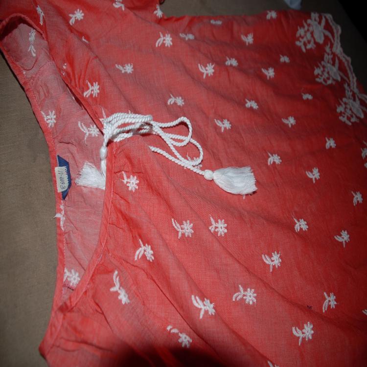 Allover embroidered Top